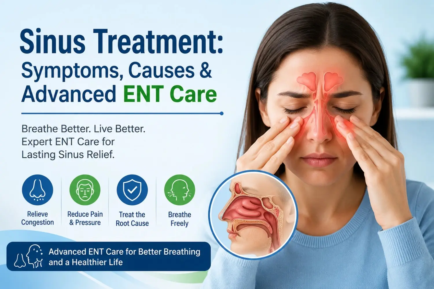 Sinus Treatment Symptoms, Causes & Advanced ENT Care